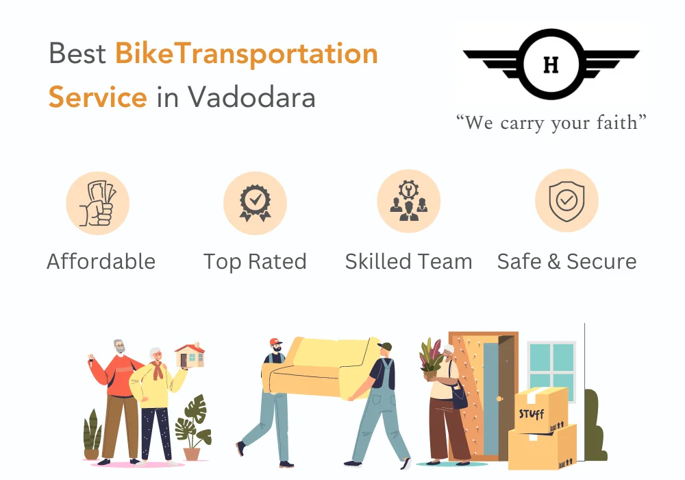 Bike transportation service in Vadodara